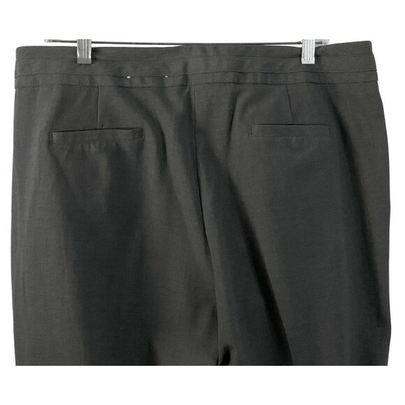 Dress Barn Trouser Leg Gray Dress Career Pants Sz Petite 16 Pockets Classic NEW - Picture 3 of 7